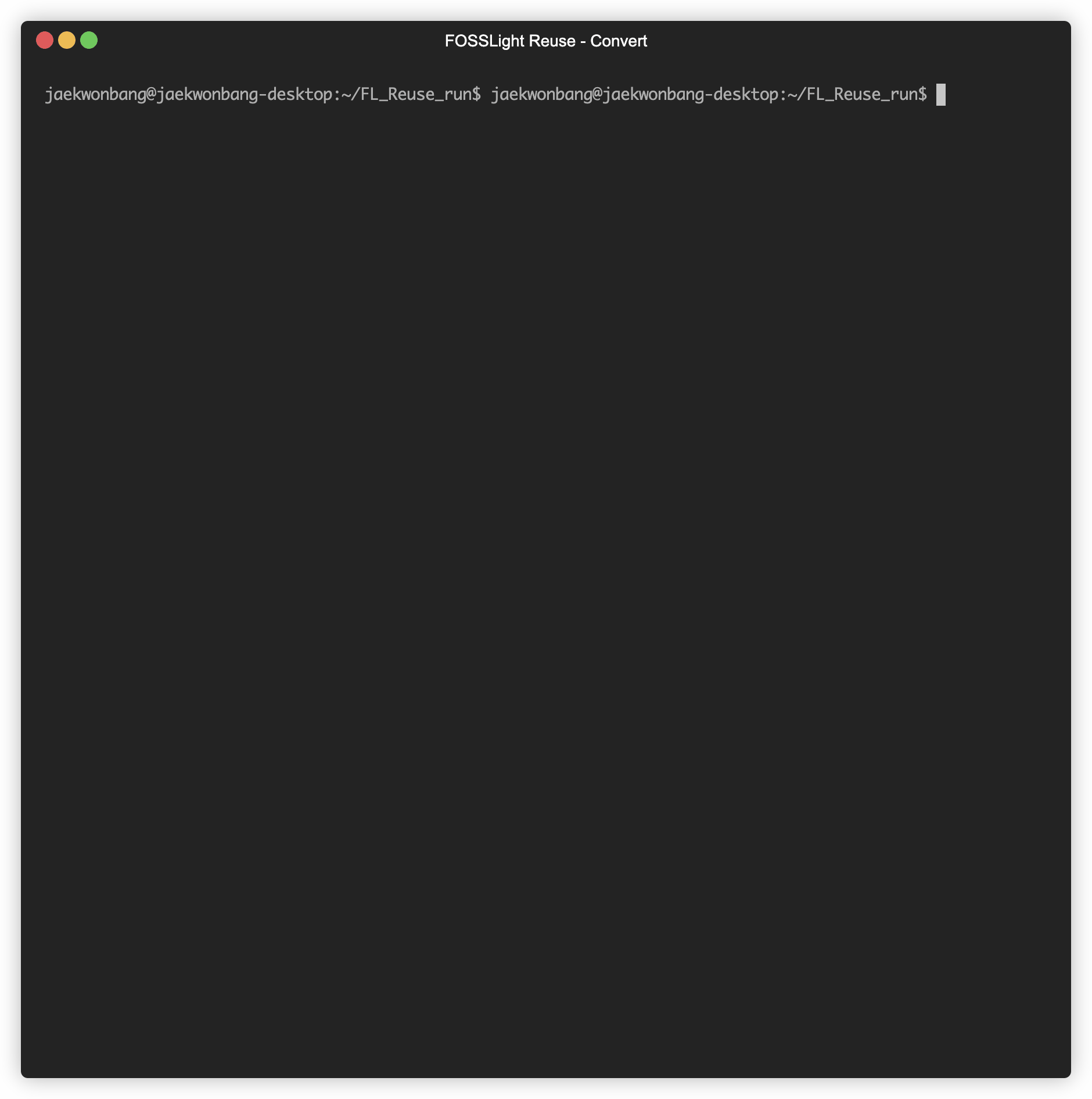 demo video for convert mode